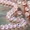 Aurora Borealis Pink Glass Faceted Rondelle Beads, 10mm by Bead Landing™